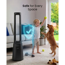 Buy Pro Breeze,Pro Breeze 41" Bladeless Tower Fan with Air Purifier Black EU – Ultra Quiet Portable Standing Fan with HEPA13 Filter, Remote Control, LED Display & 10 Speeds - Gadcet UK | UK | London | Scotland | Wales| Near Me | Cheap | Pay In 3 | Tower Fans