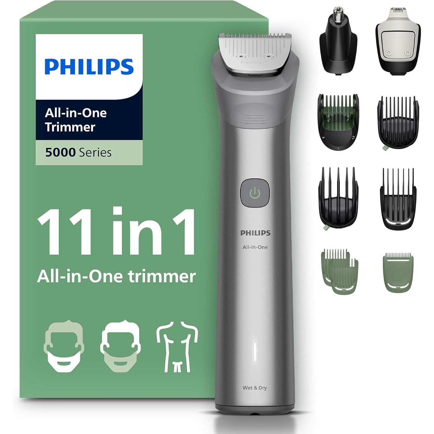 Buy Cashtro Ltd,Philips Series 5000 Multigroom 11-in-1 Hair & Beard Trimmer - Gadcet UK | UK | London | Scotland | Wales| Near Me | Cheap | Pay In 3 | Beard Trimmer