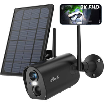 Buy IeGeek,ieGeek battery powered Wireless Security Camera ZS-GX2S Black - Gadcet UK | UK | London | Scotland | Wales| Near Me | Cheap | Pay In 3 | Surveillance Cameras