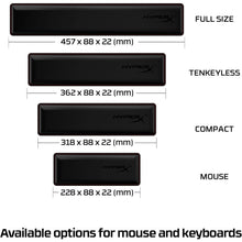 Buy HyperX,HyperX 4Z7X2AA Wrist Rest – Cooling Gel, Memory Foam, Anti-Slip – Black - Gadcet UK | UK | London | Scotland | Wales| Near Me | Cheap | Pay In 3 | Keyboard & Mouse Wrist Rests