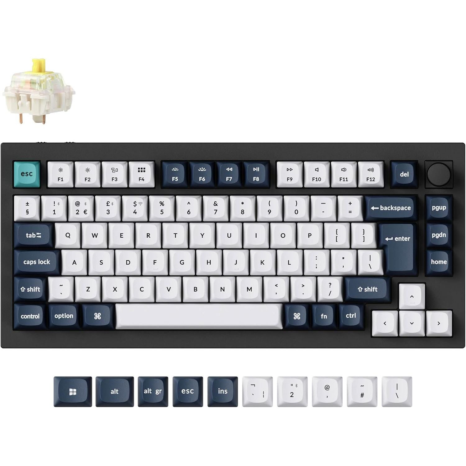 Keychron Q1 Wireless Mechanical Keyboard - Black