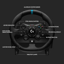Buy Logitech,Logitech G923 Racing Wheel and Pedals, TRUEFORCE up to 1000 Hz Force Feedback, Responsive Pedal, Dual Clutch Launch Control, Genuine Leather Wheel Cover, for Xbox Series X|S|One, PC - Black - Gadcet UK | UK | London | Scotland | Wales| Ireland | Near Me | Cheap | Pay In 3 | Electronics