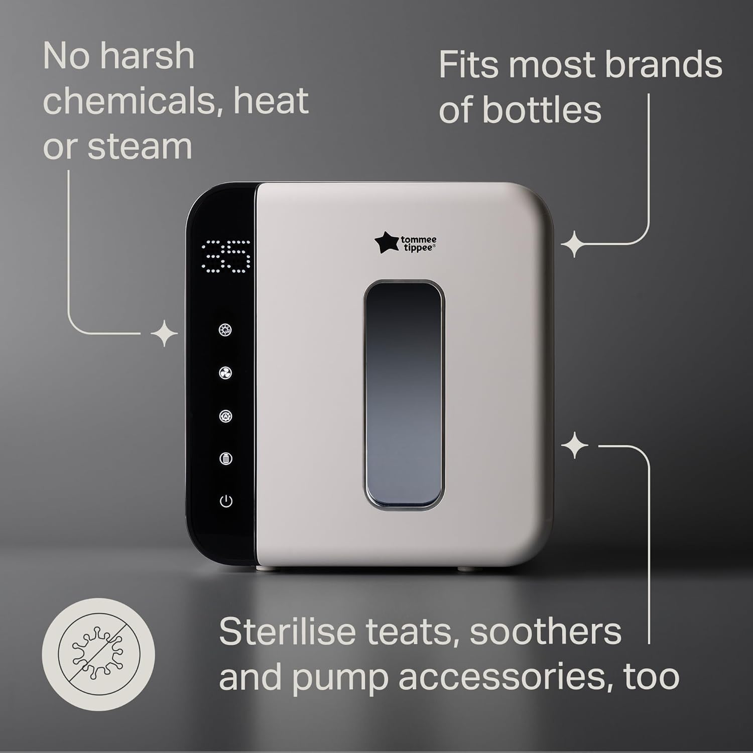 Buy Tomme Tippee,Tommee Tippee Ultra UV Steriliser, Dryer & Storage – Black - Gadcet UK | UK | London | Scotland | Wales| Near Me | Cheap | Pay In 3 | Sterilizers