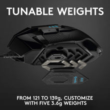 Buy Logitech,Logitech G502 HERO High Performance Wired Gaming Mouse, 25K Sensor, 25,600 DPI, RGB, Adjustable Weights, 11 Programmable Buttons, On-Board Memory, PC/Mac - Black - Gadcet UK | UK | London | Scotland | Wales| Near Me | Cheap | Pay In 3 | Keyboard & Mouse