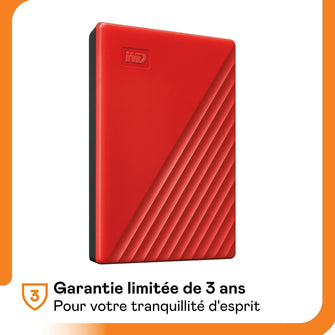 Buy WD,WD 2 TB My Passport Portable HDD USB 3.0 with software for device management, backup and password protection - Red - Gadcet UK | UK | London | Scotland | Wales| Ireland | Near Me | Cheap | Pay In 3 | External hard drives
