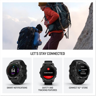 Buy Garmin,Garmin Epix (Gen 2) Pro 47mm - High Performance Multisport GPS Watch with AMOLED Touch Screen, LED Flashlight, Heart Rate, Maps and up to 16 days of autonomy, Black - Gadcet UK | UK | London | Scotland | Wales| Ireland | Near Me | Cheap | Pay In 3 | Watches