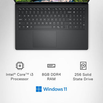 Buy Dell,Dell Inspiron 15 3520 Laptop, 11th Gen Intel Core i3, 15.6" FHD 120Hz, 8GB RAM, 256GB SSD, Black - Gadcet UK | UK | London | Scotland | Wales| Near Me | Cheap | Pay In 3 | Laptops