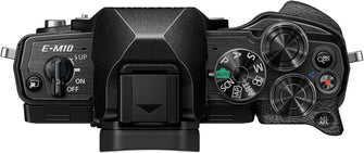 Olympus OM-D E-M10 Mark IV Black Body with Black M.Zuiko Digital ED 14-42mm F3.5-5.6 EZ Lens Kit
