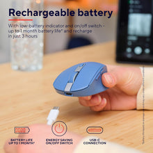 Buy Trust Gaming,Trust Ozaa Silent Wireless Mouse - Bluetooth & 2.4GHz, Multi-Device, Eco-Friendly, Rechargeable, for Windows, Mac, Android, Laptop & PC - Blue - Gadcet UK | UK | London | Scotland | Wales| Near Me | Cheap | Pay In 3 | Keyboard & Mouse