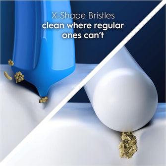 Buy Oral-B,Oral-B Pro Cross Action Electric Toothbrush Head, X-Shape And Angled Bristles for Deeper Plaque Removal, Pack of 10 Toothbrush Heads, Suitable For Mailbox, Black - Gadcet UK | UK | London | Scotland | Wales| Near Me | Cheap | Pay In 3 | Toothbrushes