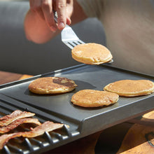 George Foreman Large Electric Grill & Griddle 23450 – Dual Temperature Control, Non-Stick, Black