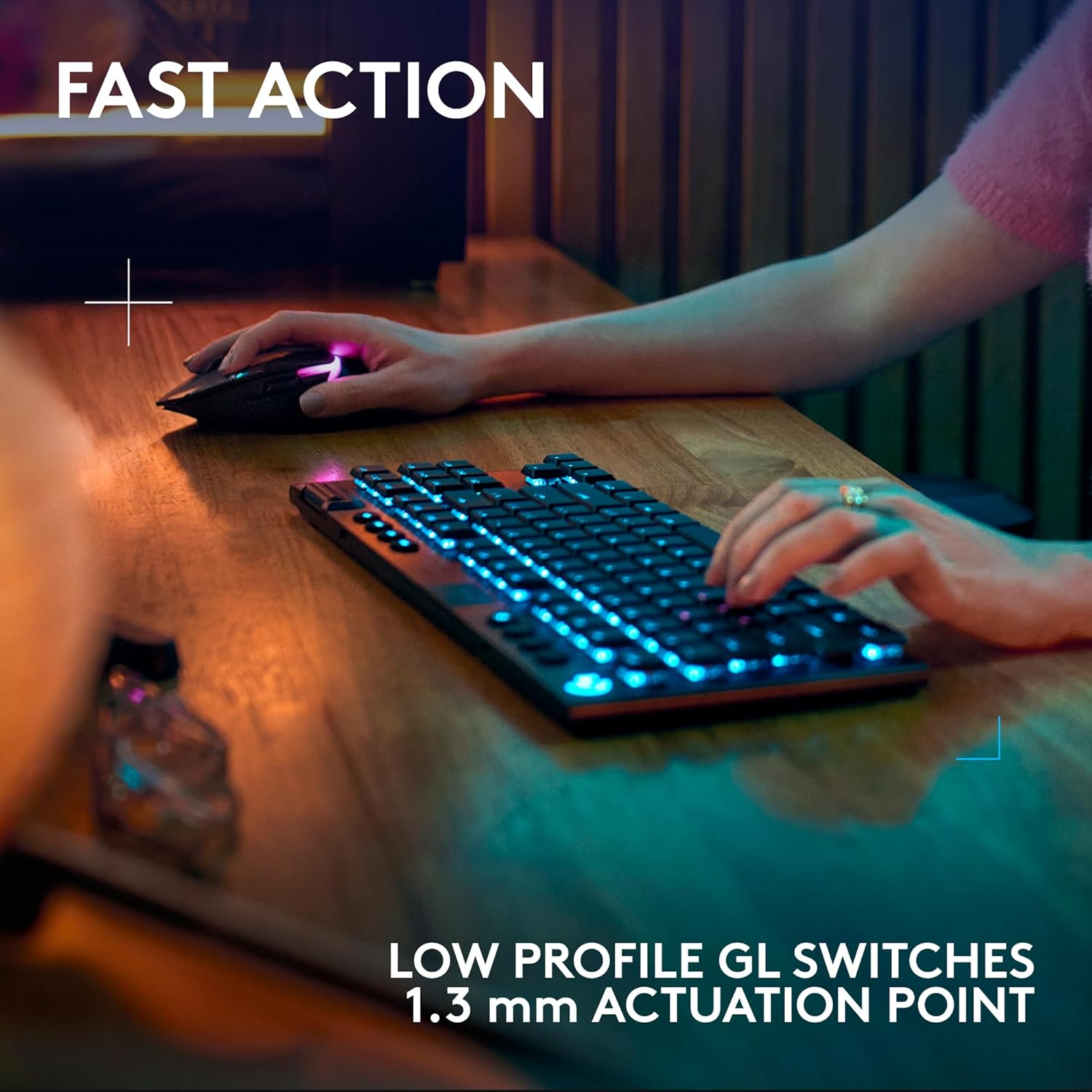 Buy Logitech,Logitech G915 TKL LIGHTSPEED Wireless Gaming Keyboard - Low-Profile, Double-Shot PBT Keycaps, RGB Backlighting, GL Brown Tactile Switches, QWERTY UK Layout - Black - Gadcet UK | UK | London | Scotland | Wales| Near Me | Cheap | Pay In 3 | gaming keyboard