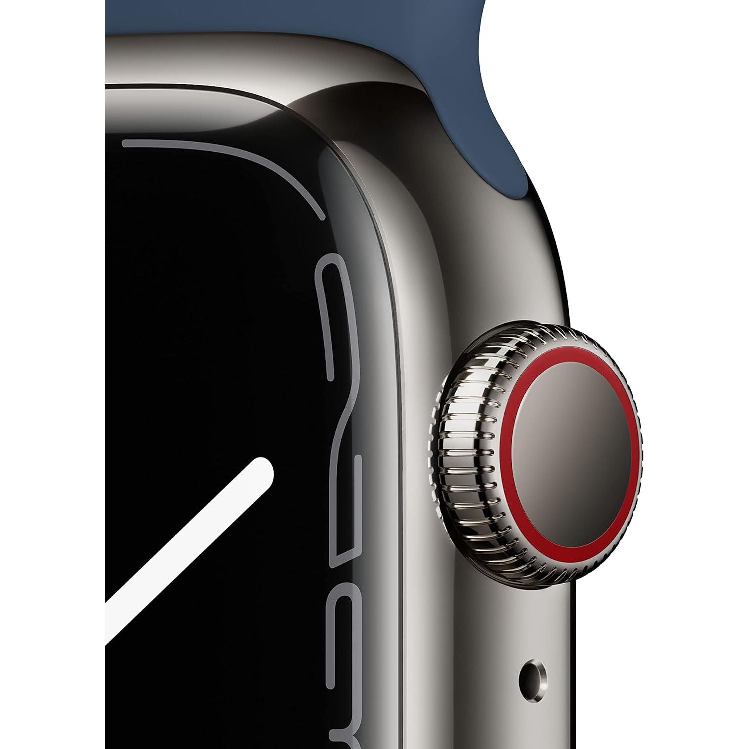 Buy Apple,Apple Watch Series 7 (GPS + Cellular, 41mm) Smart watch - Graphite Stainless Steel Case with Abyss Blue Sport Band - Gadcet UK | UK | London | Scotland | Wales| Near Me | Cheap | Pay In 3 | Smart Watches