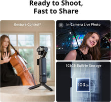 DJI Osmo Pocket 4P Standard Combo – Dual-Lens 4K Vlog Camera, 1-Inch CMOS, 3-Axis Gimbal