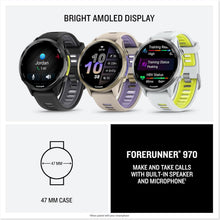 Buy Garmin,Garmin Forerunner 970 – Premium GPS Running & Triathlon Smartwatch with AMOLED Display, Built-in LED Flashlight, Titanium Case, Whitestone/Translucent Amp Yellow Band - Gadcet UK | UK | London | Scotland | Wales| Near Me | Cheap | Pay In 3 | Smart Watches