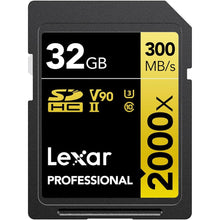 Buy Lexar,Lexar Professional 2000x SD Card 32GB, SDXC UHS-II Memory Card, Up to 300MB/s Read, for DSLR, Cinema-Quality Video Cameras (LSD2000032G-BNNAG) - Gadcet UK | UK | London | Scotland | Wales| Near Me | Cheap | Pay In 3 | Flash Memory Cards