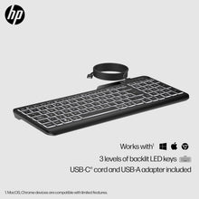 Buy HP,HP 400 Backlit Wired Keyboard – Black, Warm White LED, Slim Design, USB-C + USB-A Compatible - Gadcet UK | UK | London | Scotland | Wales| Near Me | Cheap | Pay In 3 | Keyboards