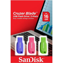 Buy SanDisk,SanDisk Cruzer Blade USB Flash Drive 16GB (3 Pack) | USB 2.0 Memory Stick | Blue, Pink & Green - Gadcet UK | UK | London | Scotland | Wales| Near Me | Cheap | Pay In 3 | USB Flash Drives
