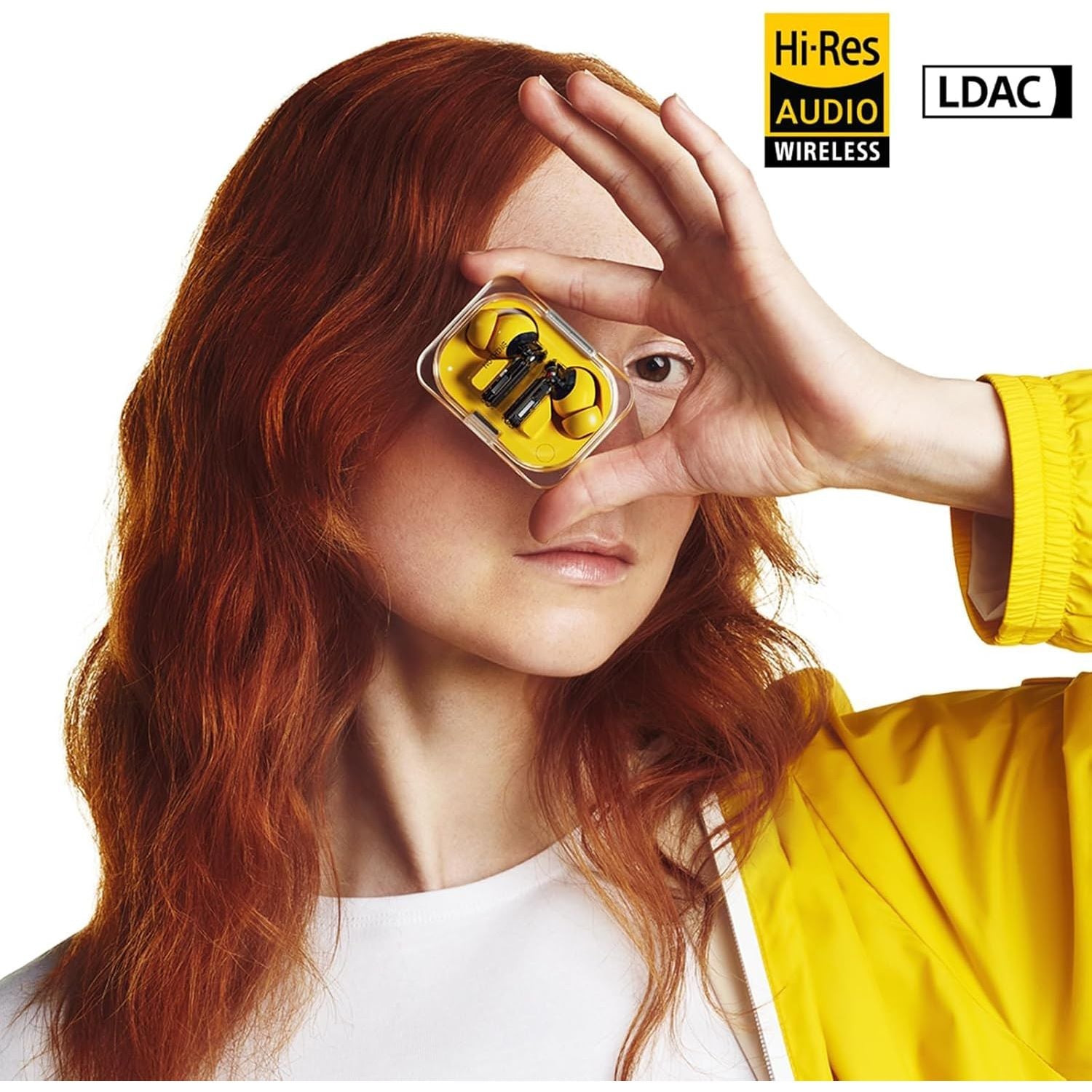 Buy Nothing,Nothing Ear (a) Wireless Earbuds in Yellow – High-Fidelity Sound with 45dB Active Noise Cancelling & All-Day Performance - Gadcet UK | UK | London | Scotland | Wales| Near Me | Cheap | Pay In 3 | In-Ear Headphones