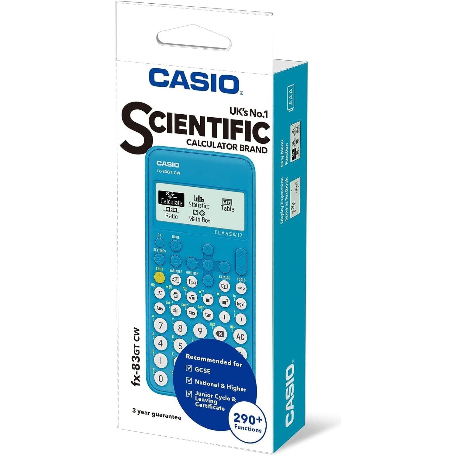 Buy Casio,New Casio FX-83GTCW Blue Scientific Calculator - Gadcet.com | UK | London | Scotland | Wales| Ireland | Near Me | Cheap | Pay In 3 | Scientific Calculators