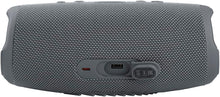 JBL Charge 5 Portable Bluetooth Speaker – Deep Bass, 20H Playtime, IP67 Waterproof, Powerbank, Grey