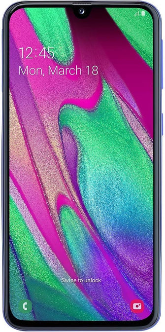 Buy Samsung,Samsung Galaxy A40 4G, 4GB RAM, 64GB ROM, Dual Sim, Blue, Unlocked - Gadcet UK | UK | London | Scotland | Wales| Near Me | Cheap | Pay In 3 | Unlocked Mobile Phone