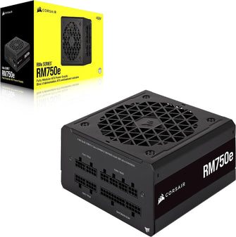 Buy Corsair,Corsair RM750e (2023) Fully Modular Low-Noise ATX Power Supply - ATX 3.0 & PCIe 5.0 Compliant - 105°C-Rated Capacitors - Black - Gadcet UK | UK | London | Scotland | Wales| Ireland | Near Me | Cheap | Pay In 3 | Electronics