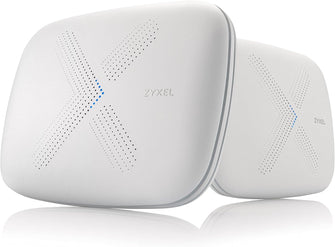 Buy Zyxel,Zyxel Multy X AC3000 Tri-Band Mesh Wi-Fi System, Router and Satellite, 2-Pack [WSQ50] - Gadcet UK | UK | London | Scotland | Wales| Near Me | Cheap | Pay In 3 | Network Cards & Adapters