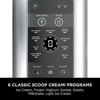 Ninja Swirl by CREAMi NC701UK 13-in-1 Ice Cream & Frozen Dessert Maker – Silver