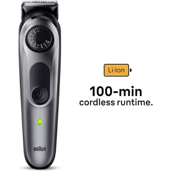 Buy Braun,Braun Beard Trimmer Series 5, 40 Length Settings, Rechargeable & Waterproof, 100-Min Cordless Runtime, Hair Clipper for Men, BT5440, Silver/Black - Gadcet UK | UK | London | Scotland | Wales| Near Me | Cheap | Pay In 3 | Hair Clippers & Trimmers
