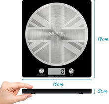 Buy Salter,Salter Digital Kitchen Scale – 5kg Capacity, Add & Weigh, Aquatronic for Liquids, LCD Display, Stainless Steel Union Jack Design - Gadcet UK | UK | London | Scotland | Wales| Near Me | Cheap | Pay In 3 | Digital Scales
