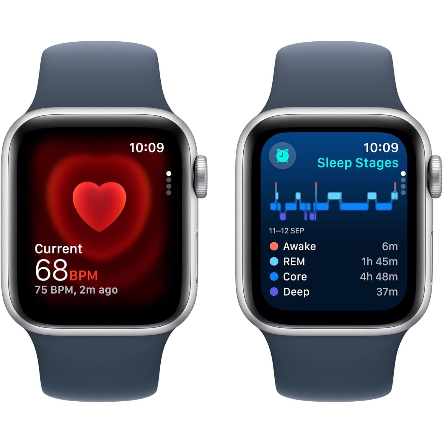 Buy Apple,Apple Watch SE GPS 40mm Silver Aluminium Case with Midnight Sport Band - Gadcet UK | UK | London | Scotland | Wales| Near Me | Cheap | Pay In 3 | Smart Watches