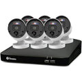 Buy Swann,Swann Master-Series 4K HD 8-Channel NVR Security System with 2TB HDD, 6 PoE Indoor/Outdoor Wired CCTV Cameras, Color Night Vision, Heat & Motion Detection, Spotlights, Flashing Lights - 879906 - Gadcet UK | UK | London | Scotland | Wales| Near Me | Cheap | Pay In 3 | Security Monitors & Recorders