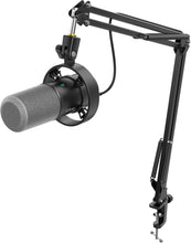 FIFINE K688 Podcast Microphone Kit – USB/XLR Dynamic Mic with Boom Arm, Mute Button, 3.5mm Jack – for Recording, Streaming, PC & XLR Mixers