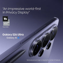 Samsung Galaxy S26 Ultra 5G 512GB AI Smartphone – 12GB RAM, 200MP Camera, S Pen – Cobalt Violet Unlocked US Version