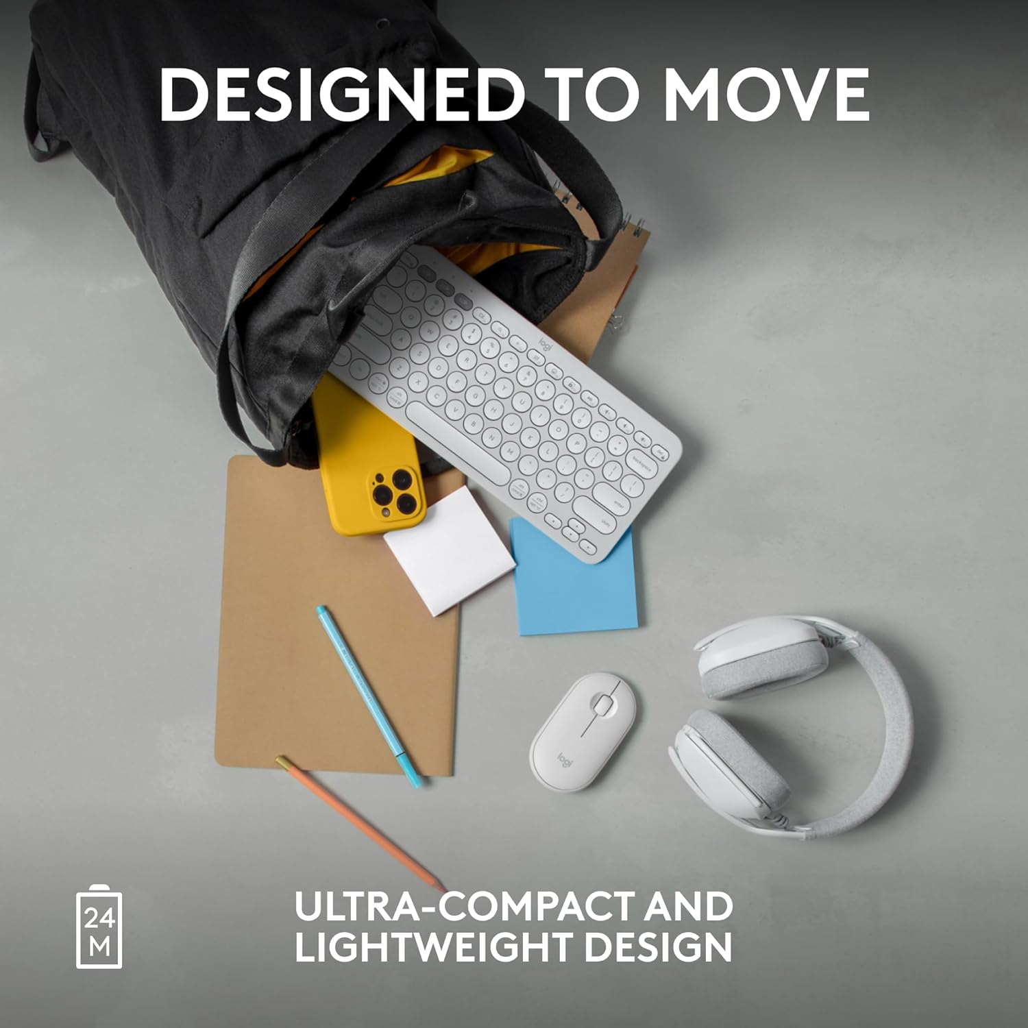 Buy Logitech,Logitech Pebble Mouse 2 M350s – Slim Bluetooth Wireless Mouse, White - Gadcet UK | UK | London | Scotland | Wales| Near Me | Cheap | Pay In 3 | Keyboard & Mouse