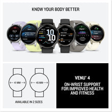 Garmin Venu 4 41mm GPS Smartwatch - Silver/Periwinkle