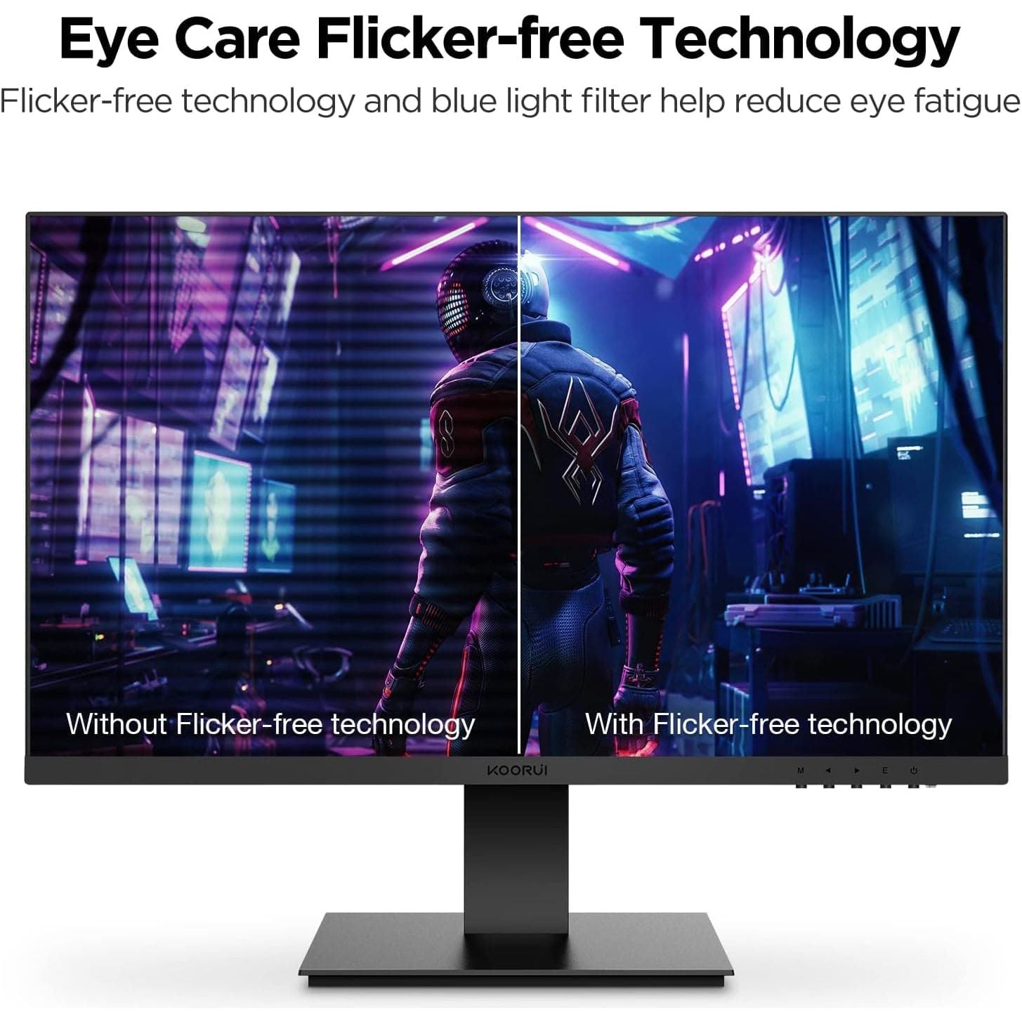 Buy KOORUI,KOORUI 27 Inch FHD Monitor, IPS Computer Monitors, 75Hz, 5ms, 16:9 Full HD (1920 x 1080), VESA Mountable, HDMI/VGA, Low Blue Light, 99% SRGB - Gadcet UK | UK | London | Scotland | Wales| Ireland | Near Me | Cheap | Pay In 3 | Computer Monitors