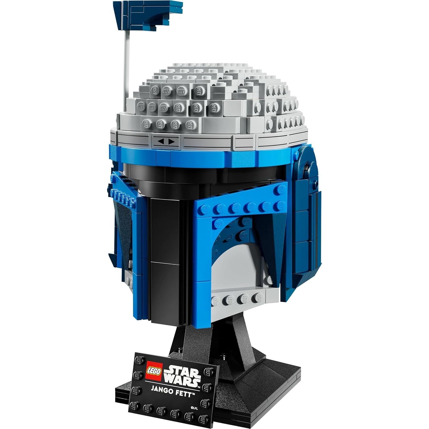 Buy Lego,LEGO® Star Wars™ Jango Fett Helmet (75408) – Adult Mandalorian Display Model with Stand - Gadcet UK | UK | London | Scotland | Wales| Near Me | Cheap | Pay In 3 | Action & Toy Figures