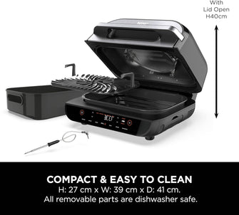Ninja Foodi Max AG551UK Health Grill & Air Fryer - Grey