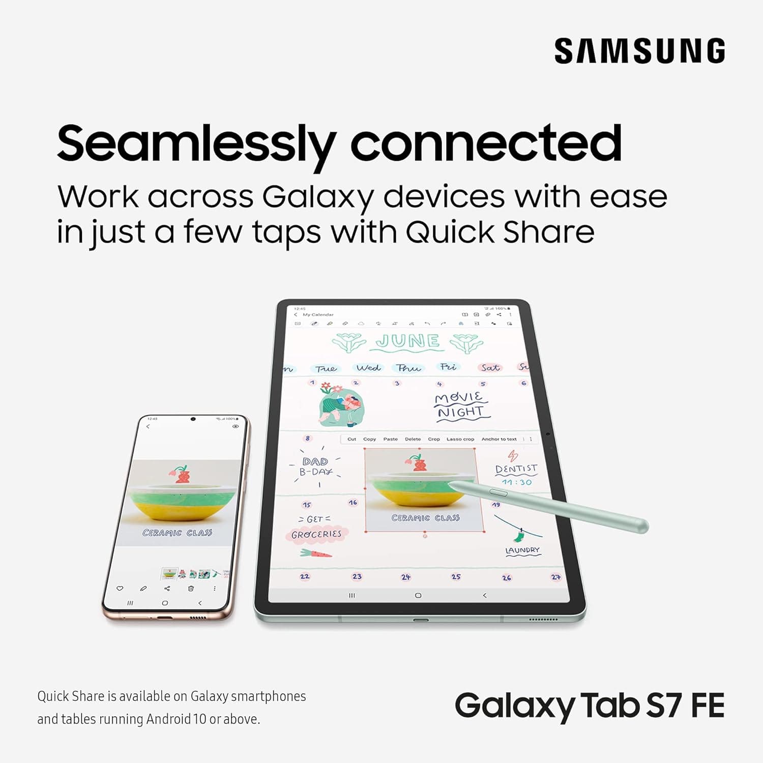 Buy Samsung,Samsung Galaxy Tab S7 FE 5G - 12.4" 64GB Mystic Black Unlocked - Gadcet UK | UK | London | Scotland | Wales| Near Me | Cheap | Pay In 3 | Tablet Computers