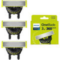 Buy PHILIPS,Philips OneBlade 360 Replacement Blades, For OneBlade Electric Shaver and Trimmer, 3 Pack, Model QP430/60 - Gadcet UK | UK | London | Scotland | Wales| Near Me | Cheap | Pay In 3 | Razors & Razor Blades