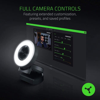 Buy Razer,Razer Kiyo - Streaming Camera with Ring Lighting - Black - Gadcet.com | UK | London | Scotland | Wales| Ireland | Near Me | Cheap | Pay In 3 | Cameras