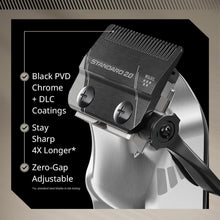 Wahl Senior 2.0 Cord/Cordless Hair Clipper with 8000 RPM Adaptive Speed Motor, DLC High‑Carbon Steel Blade, Click/Free‑Flow Taper Lever, 7 Premium Guide Combs & Power Station