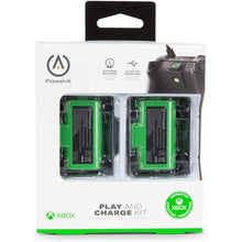 Buy Power A,PowerA Play & Charge Kit for Xbox Series X|S & Xbox One - 2 Rechargeable Batteries with LED Indicators, 4 Battery Doors, Compatible with Xbox Charger Dock - Black & Green - Gadcet UK | UK | London | Scotland | Wales| Near Me | Cheap | Pay In 3 | Charging Dock