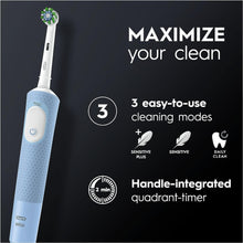 Buy Oral-B,Oral-B Vitality Pro Electric Toothbrushes Adults, Mothers Day Gifts For Her / Him, 1 Handle, 2 Toothbrush Heads, 3 Brushing Modes Including Sensitive Plus, 2 Pin UK Plug, Blue - Gadcet UK | UK | London | Scotland | Wales| Near Me | Cheap | Pay In 3 | Health & Beauty