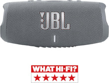 JBL Charge 5 Portable Bluetooth Speaker – Deep Bass, 20H Playtime, IP67 Waterproof, Powerbank, Grey