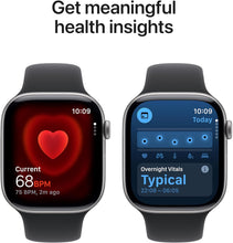Apple Watch Series 11 GPS 46mm Smartwatch with Space Grey Aluminium Case with Black Sport Band M/L. Sleep Score, Fitness Tracker, Health Monitoring, Always-On Display, Water Resistant