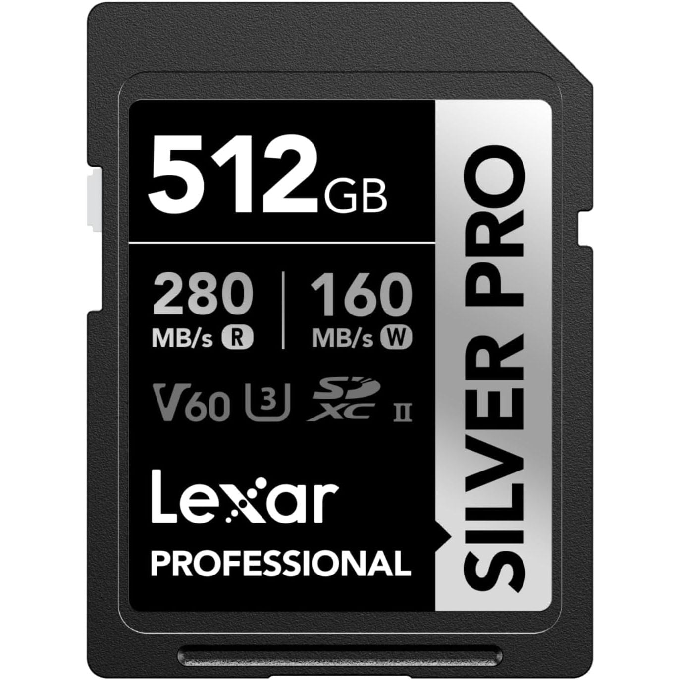Buy Lexar,Lexar SILVER PRO 512GB SDXC UHS-II Memory Card – V60, U3, Class 10 – Up to 280MB/s Read, 160MB/s Write – For DSLR & Professional Photography - Gadcet UK | UK | London | Scotland | Wales| Near Me | Cheap | Pay In 3 | Flash Memory Cards