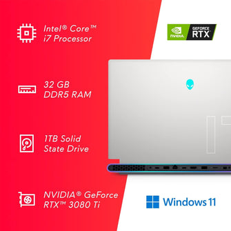Buy Alienware,Alienware x17 R2 17.3" FHD 360Hz 1ms Gaming Laptop, Intel Core i7-12700H, NVIDIA GeForce RTX 3080 Ti 16GB, 32GB RAM, 1TB SSD, AlienFX mSeries Keyboard, NVIDIA G-SYNC, Windows 11 Home (Lunar Light) - Gadcet UK | UK | London | Scotland | Wales| Near Me | Cheap | Pay In 3 | Laptops